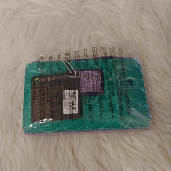 💜💚FIRM! NWT DISNEY LOUNGEFLY LITTLE MERMAID ARIEL SEQUINED MINI BACKPACK & WAL - Picture 8 of 9